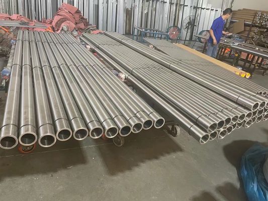 ความเบา Hollow อลูมิเนียมสต๊อปบาร์ ปลายผิวเคลือบ 1000mm - 8000mm